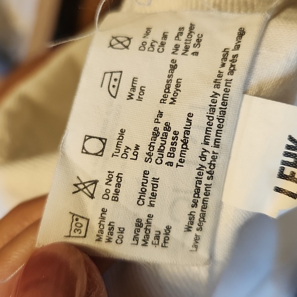 Esprit Vintage 80's White Denim Relaxed Jeans Tapered Leg Made in Hong Kong NWT - Picture 14 of 16